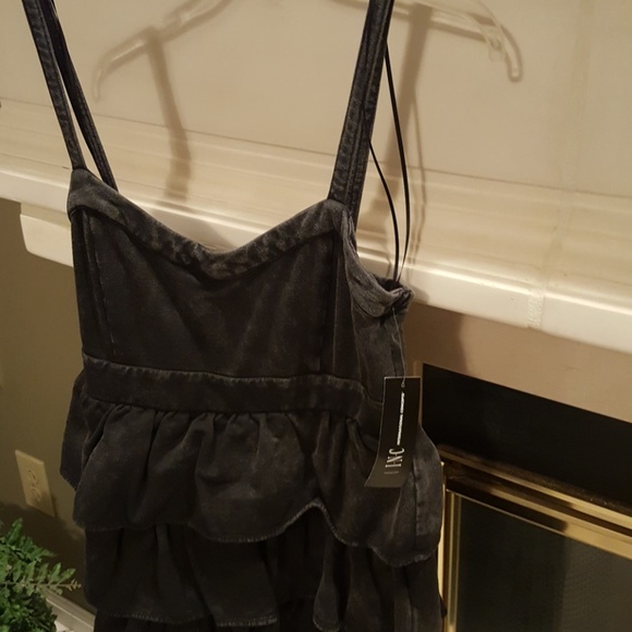 GREY RUFFLE DRESS! - Picture 2 of 5